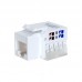 Conector RJ-45 Fêmea Cat 5e 90º