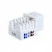 Conector RJ-45 Fêmea Cat 6 90º