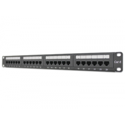 Patch panel 24 portas Cat 6