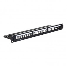 Patch panel padrão 19" Descarregado 24 posições