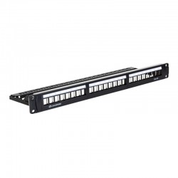 Patch panel padrão 19" Descarregado 24 posições