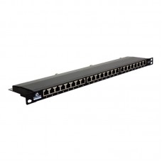 Patch panel 24 portas Cat 6 Blindado