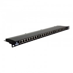 Patch panel 24 portas Cat 6 Blindado