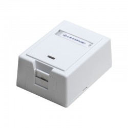 Caixa de sobrepor com tampa retrátil