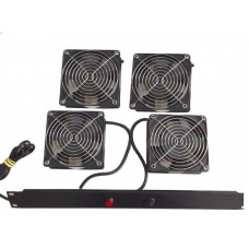 Sistema quadruplo de ventilação padrão 19"