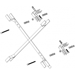 Cruzeta para Reserva Técnica de Cabos OPGW Torre